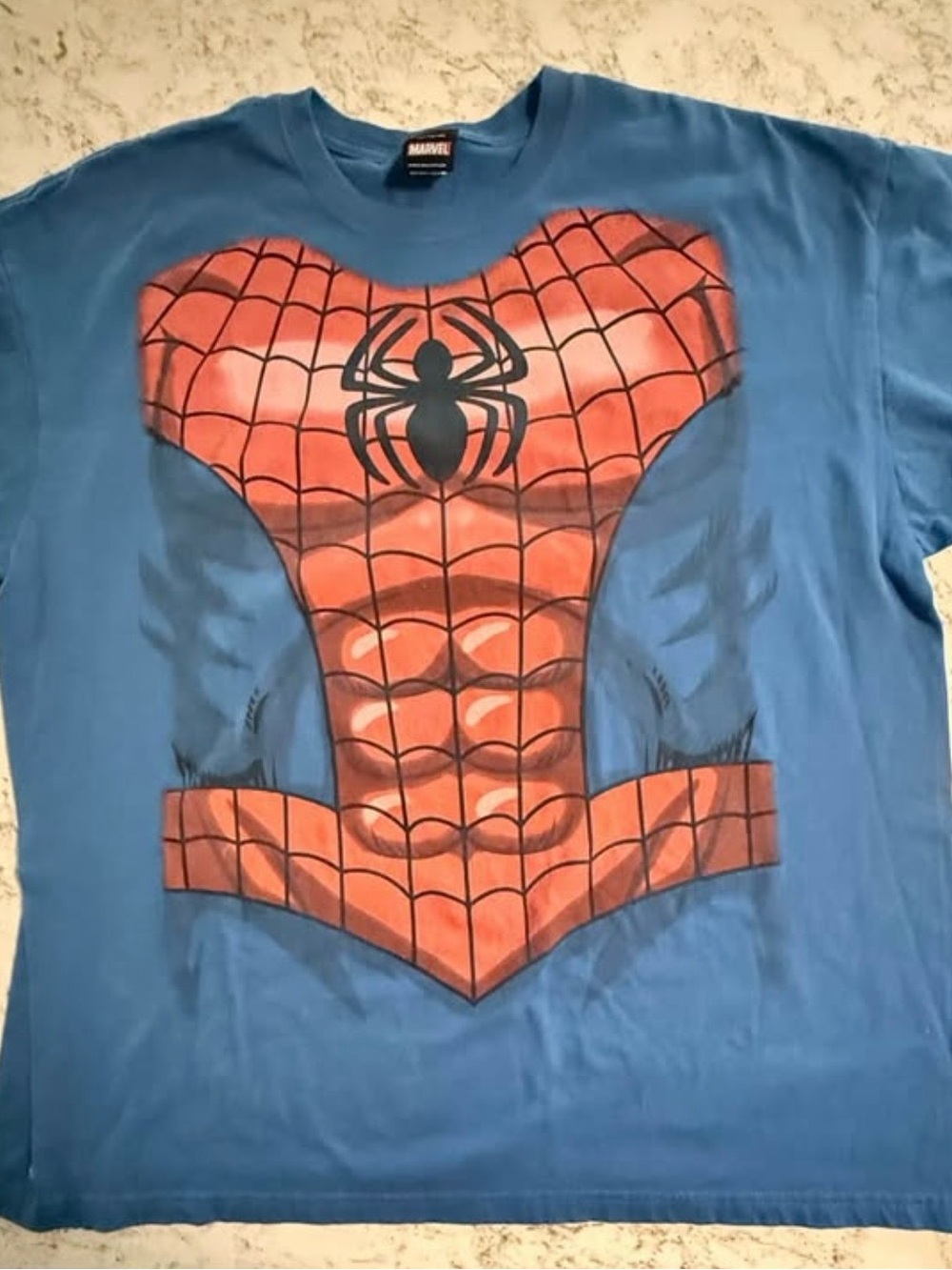 5pc Superhero Graphic Tees Lot Spiderman Superman Flash Marvel - Picture 6 of 9